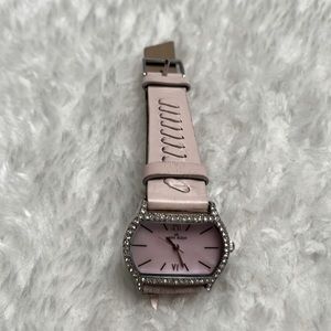 Anne Klein pink bow watch
